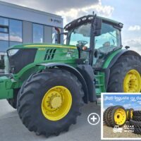 John Deere 6215R+ “roti inguste cu duale spate”