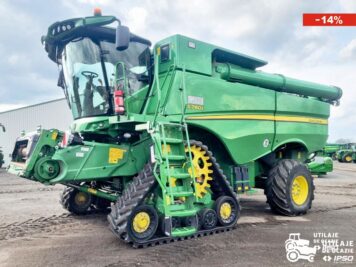 John Deere S780i + Header paioase